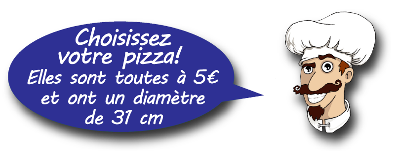 Choisissez votre Pizza